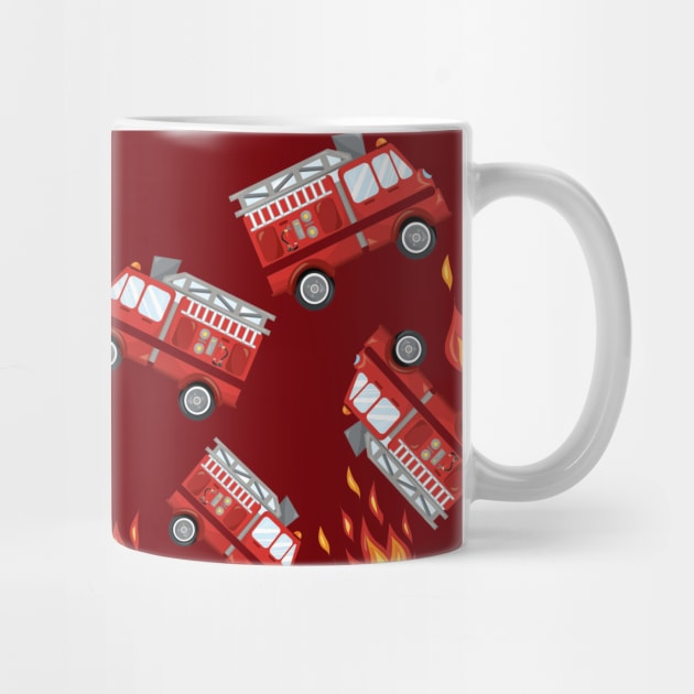 Firefighting Fire Truck by epiclovedesigns